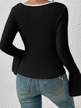 Load image into Gallery viewer, Sonya Scoop Neck Long Sleeve T-Shirt