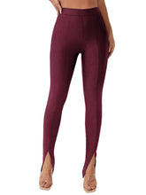 Load image into Gallery viewer, Erynn High Waist Slit Skinny Pants