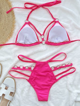 Load image into Gallery viewer, South Beach Cutout Halter Neck Two-Piece Bikini Set