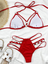 Load image into Gallery viewer, South Beach Cutout Halter Neck Two-Piece Bikini Set