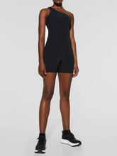 Load image into Gallery viewer, Victoria Single Shoulder Active Romper