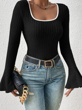Load image into Gallery viewer, Sonya Scoop Neck Long Sleeve T-Shirt