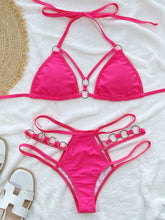 Load image into Gallery viewer, South Beach Cutout Halter Neck Two-Piece Bikini Set
