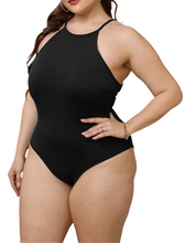 Load image into Gallery viewer, Ana Plus Size Halter Neck Spaghetti Strap Bodysuit