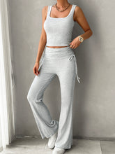 Load image into Gallery viewer, Isadora Square Neck Tank and Drawstring Pants Set