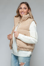 Load image into Gallery viewer, Frezia Fine Fur Lining Quilted Vest