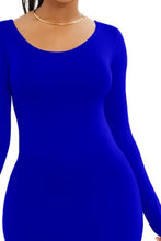 Load image into Gallery viewer, Mona Basic Round Neck Long Sleeve Maxi Bodycon Dress