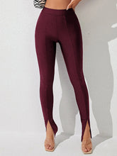 Load image into Gallery viewer, Erynn High Waist Slit Skinny Pants