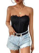 Load image into Gallery viewer, Charlotte Strapless Sweetheart Neck Bodysuit