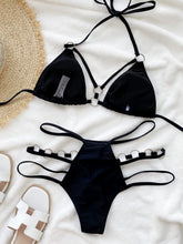 Load image into Gallery viewer, South Beach Cutout Halter Neck Two-Piece Bikini Set
