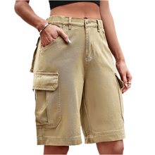 Load image into Gallery viewer, Coop Denim Cargo Shorts with Pockets