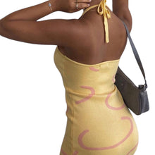 Load image into Gallery viewer, Leila Halter Neck Midi Sweater Dress