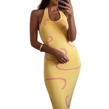 Load image into Gallery viewer, Leila Halter Neck Midi Sweater Dress