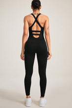 Load image into Gallery viewer, Nora Crisscross Wide Strap Jumpsuit