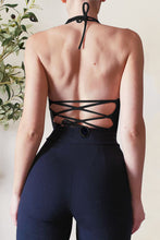 Load image into Gallery viewer, Ayla Backless Lace-Up Halter Neck Cami