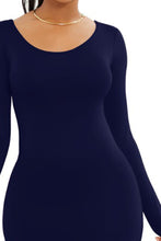 Load image into Gallery viewer, Mona Basic Round Neck Long Sleeve Maxi Bodycon Dress