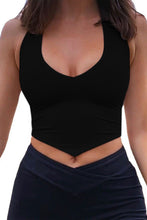 Load image into Gallery viewer, Ayla Backless Lace-Up Halter Neck Cami