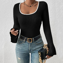 Load image into Gallery viewer, Sonya Scoop Neck Long Sleeve T-Shirt