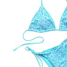 Load image into Gallery viewer, Sarah Leopard Print Halter Neck Tie Side Bikini Set