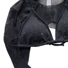 Load image into Gallery viewer, Cancun Glitter Three-Piece Swim Set