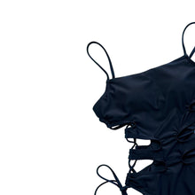 Load image into Gallery viewer, Cayman Cutout Lace-Up Spaghetti Strap One-Piece Swimsuit