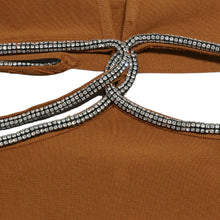 Load image into Gallery viewer, Rhinee Halter Neck Midi Dress