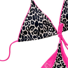 Load image into Gallery viewer, Sarah Leopard Print Halter Neck Tie Side Bikini Set