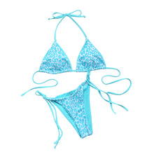 Load image into Gallery viewer, Sarah Leopard Print Halter Neck Tie Side Bikini Set