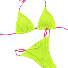 Load image into Gallery viewer, Bahamas Ribbed Tie Back Bikini Set