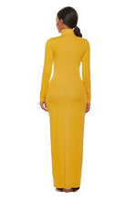 Load image into Gallery viewer, Melanie Mock Neck Long Sleeve Maxi Slim Dress