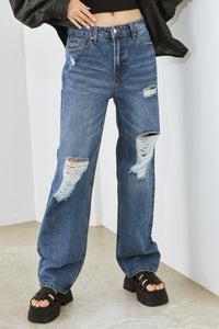 Hammer Distressed High Waist Jeans