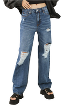 Load image into Gallery viewer, Hammer Distressed High Waist Jeans
