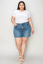 Load image into Gallery viewer, Tana Full Size High Waist Slim Denim Shorts
