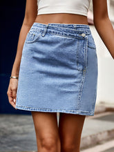 Load image into Gallery viewer, Avery Pocketed High Waist Denim Skirt
