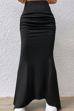 Load image into Gallery viewer, Wendy Ruched Maxi Trumpet Skirt
