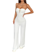 Load image into Gallery viewer, Rio Sweetheart Neck Wide Leg Tube Jumpsuit
