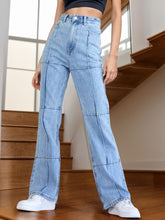 Load image into Gallery viewer, Selma High Waist Straight Jeans with Pockets
