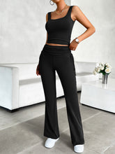 Load image into Gallery viewer, Allegra Square Neck Tank and Drawstring Pants Set
