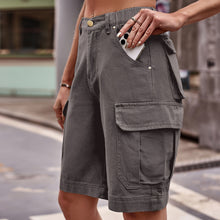 Load image into Gallery viewer, Coop Denim Cargo Shorts with Pockets
