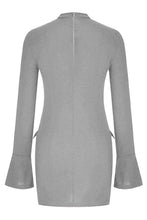 Load image into Gallery viewer, Astoria Mock Neck Long Sleeve Mini Dress
