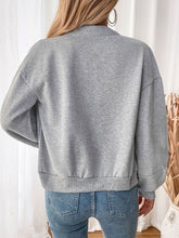 Load image into Gallery viewer, Sirene Zip Up Long Sleeve Sweatshirt
