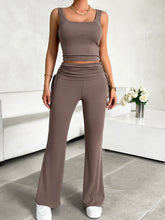 Load image into Gallery viewer, Allegra Square Neck Tank and Drawstring Pants Set
