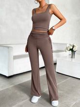 Load image into Gallery viewer, Allegra Square Neck Tank and Drawstring Pants Set
