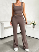 Load image into Gallery viewer, Allegra Square Neck Tank and Drawstring Pants Set
