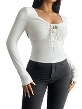 Load image into Gallery viewer, Amika Tied Long Sleeve T-Shirt
