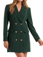 Load image into Gallery viewer, Alara Double-Breasted Long Sleeve Blazer Dress
