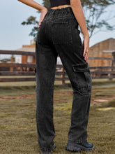 Load image into Gallery viewer, Serene High Waist Cargo Jeans
