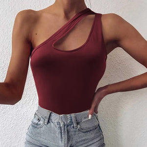 Talia One Shoulder Cutout Cami