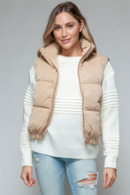 Load image into Gallery viewer, Frezia Fine Fur Lining Quilted Vest
