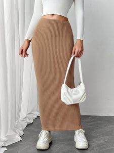 Thelma Maxi Knit Wrap Skirt